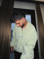 Load image into Gallery viewer, Sage Green Quarter Zipper
