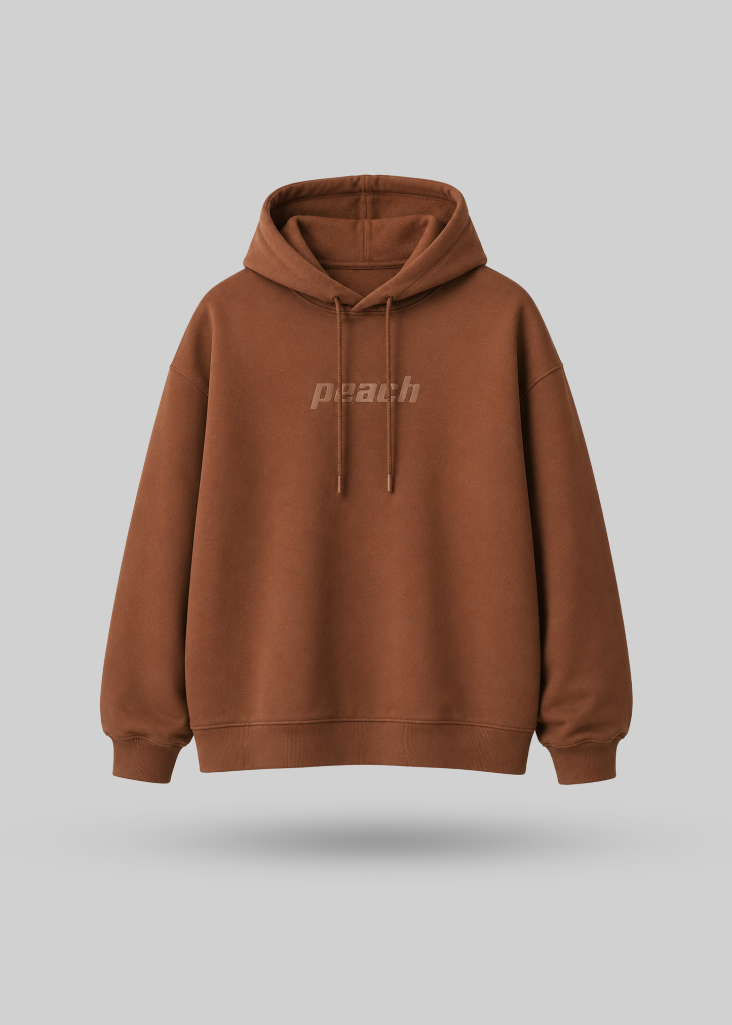 Russet Brown Oversized Hoodie