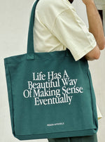 Load image into Gallery viewer, Forest Green Life Tote Bag
