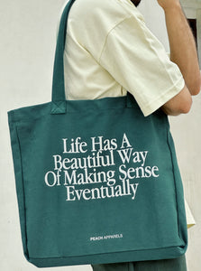 Forest Green Life Tote Bag