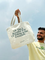 Load image into Gallery viewer, Off White Life Tote Bag
