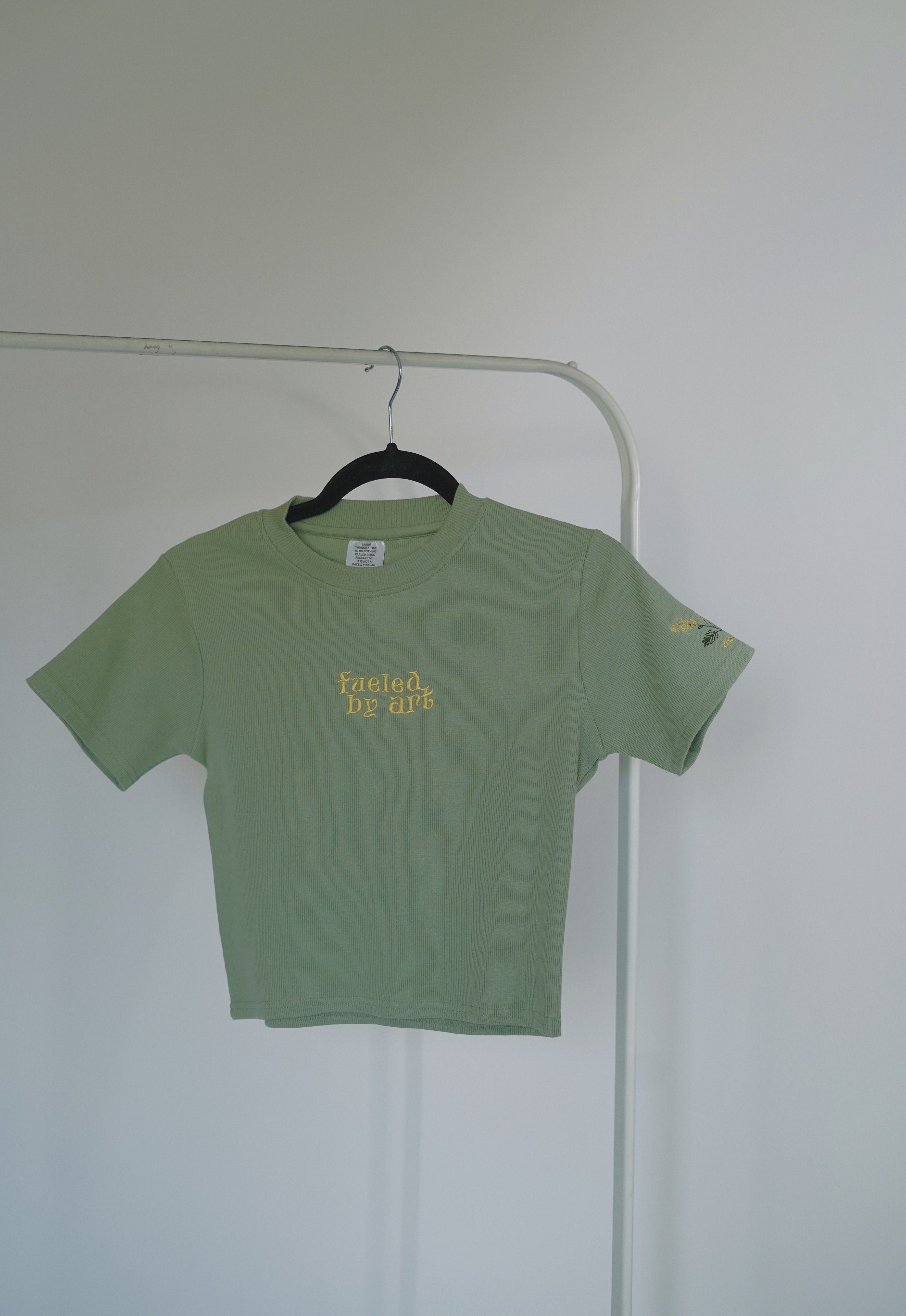 Fueled by Art Crop Top