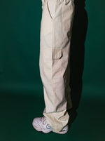 Load image into Gallery viewer, Ivory Beige Cargo Pants
