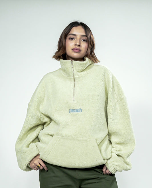 Sage Green Quarter Zipper