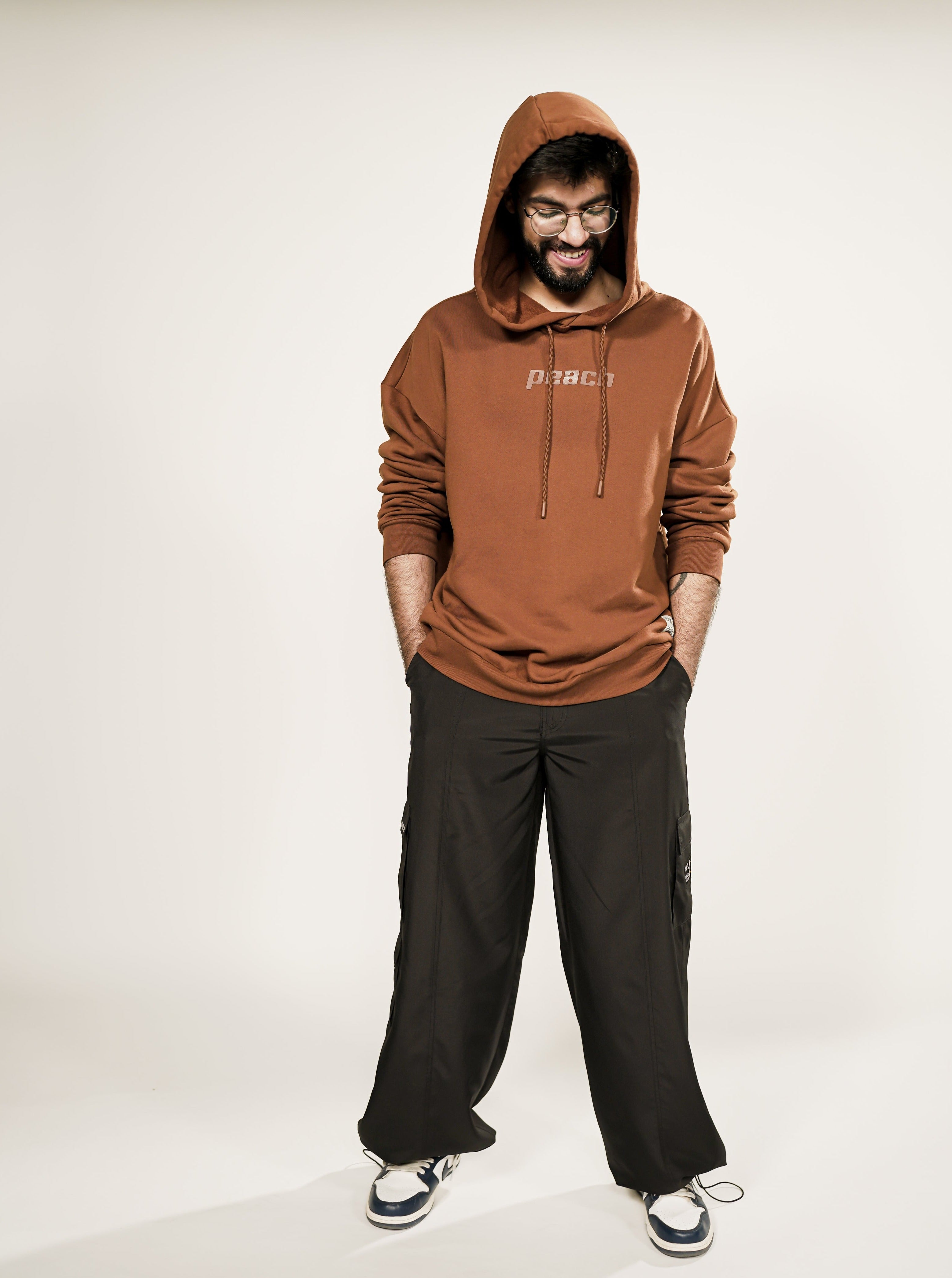 Russet Brown Oversized Hoodie